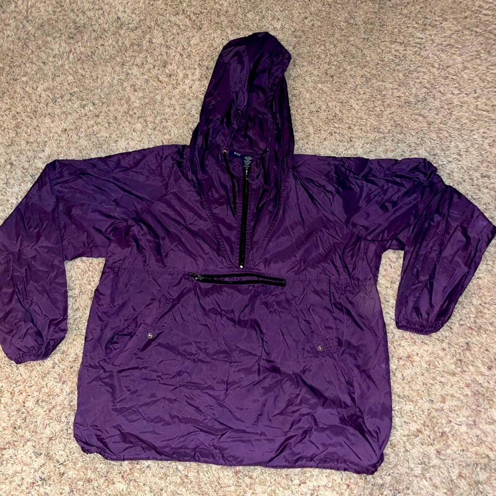 Nice Deep Purple Hipster Gap Windbreaker Jacket A… - image 1